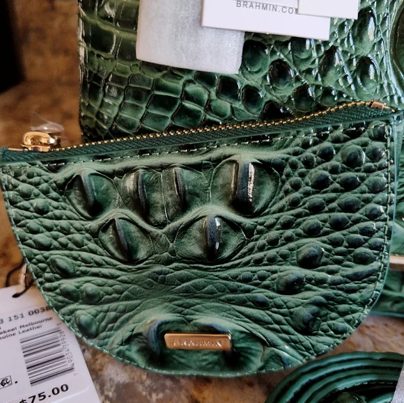 Brahmin Parakeet Melbourne - Large Duxbury, Dragonfly Tassel, Ady, Britt NWT - Picture 5 of 9